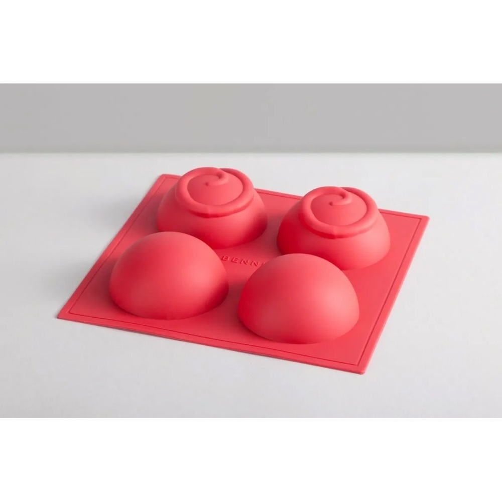 3 Molds New Bennkai Modern Bliss Hot Chocolate Bomb Maker 2inch Spheres Silicone